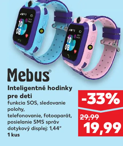 Mebus Inteligentné hodinky pre deti