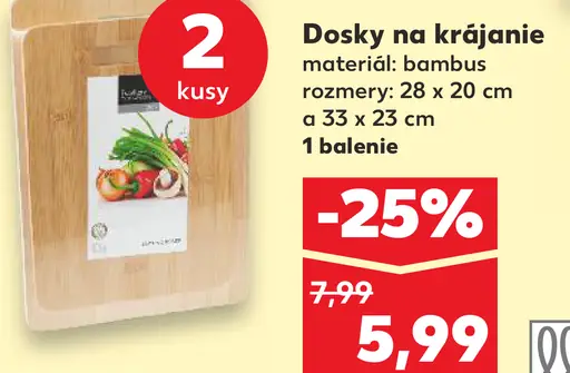 Dosky na krájanie bambusové