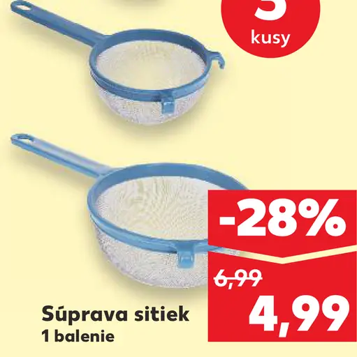 Súprava sitiek kuchynské