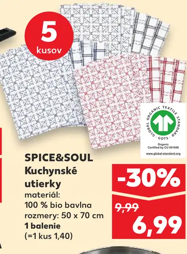 SPICE&SOUL Kuchynské utierky