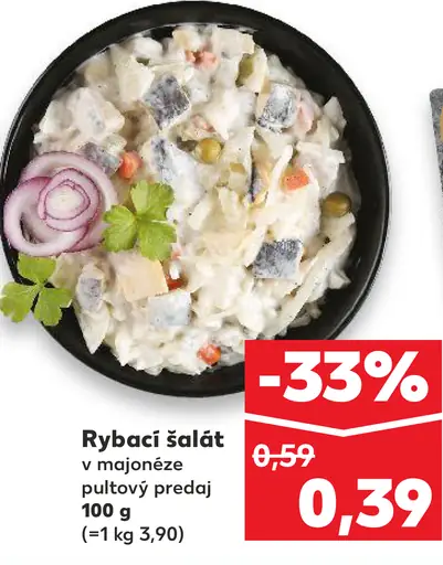 Rybací šalát v majonéze
