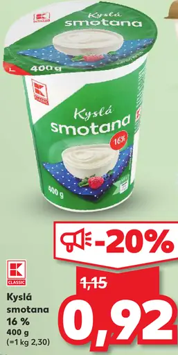K-Classic Kyslá smotana