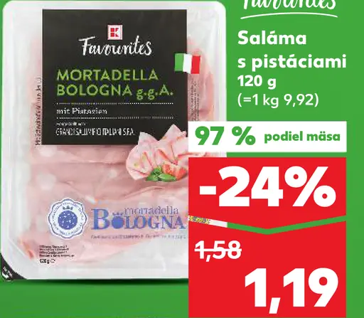 Saláma s pistáciami