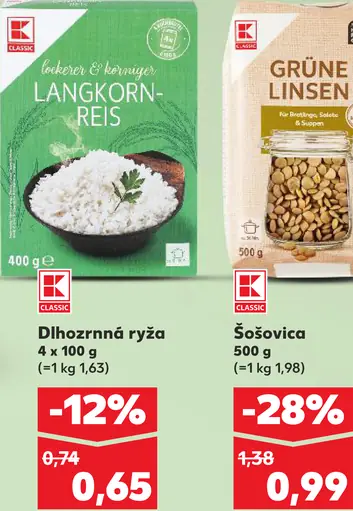 K-Classic Ryža na rizoto