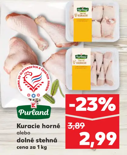 Purland Kuracie horné alebo dolné stehná