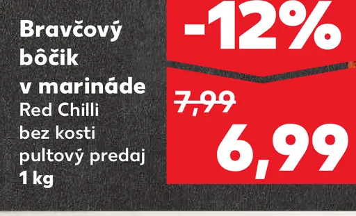 Ťažme spracovateľ mäsa Bravčový bôčik v marináde Red Chilli