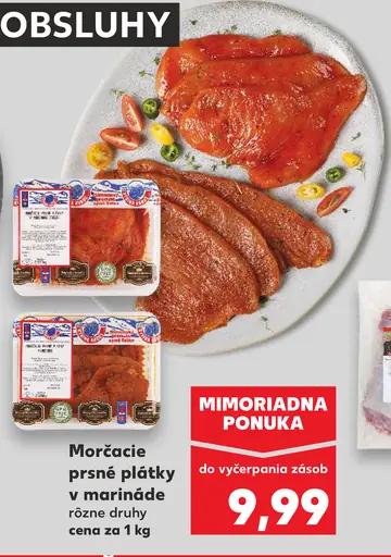 Morčacie prsné plátky v marináde