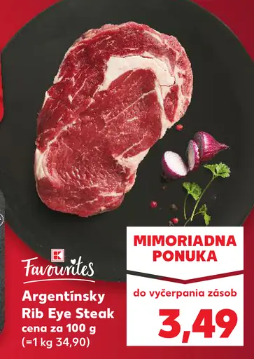 Argentínsky Rib Eye Steak
