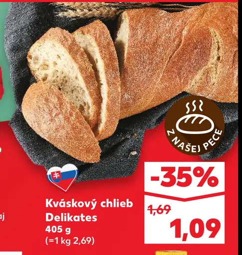 Kváskový chlieb Delikates