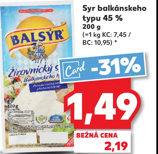 Syr balkánskeho typu Živonicky