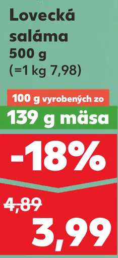 K-Classic Lovecká saláma