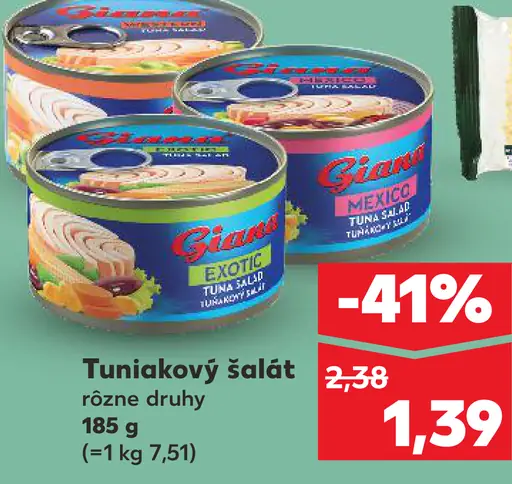 Tuniakový šalát