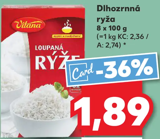 Vitana Dlhozrnná ryža