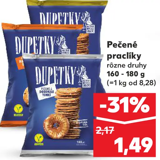 Pečené praclíky Dipetky