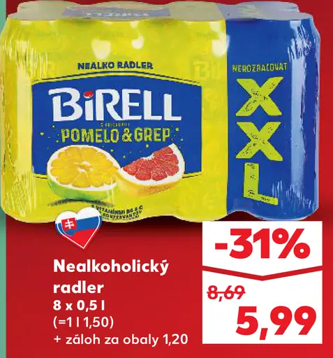 Birell pomelo & grep