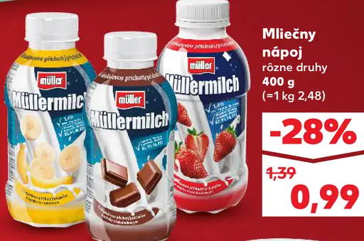 Müller Müllermilch Mliečny nápoj