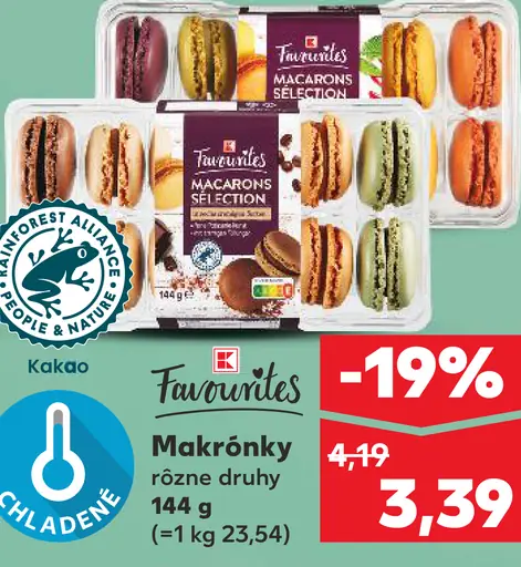 Favorites makrónky