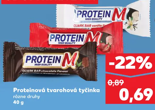 Protein M Proteinová tvarohová tyčinka