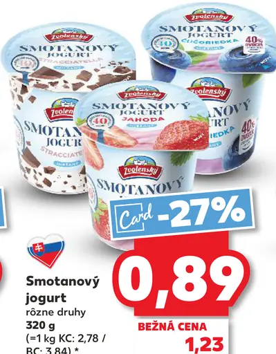 Zvolenský smotanový jogurt