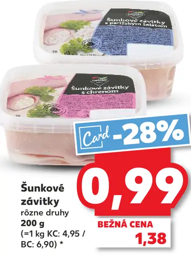 Šunkové závitky