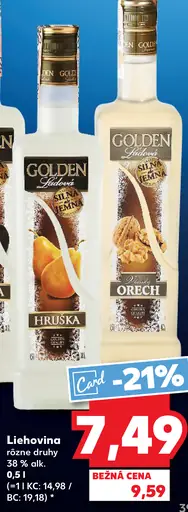 Golden Slivka, Hruška, Orech