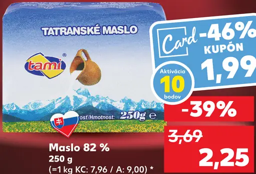 Tami Tatranské maslo