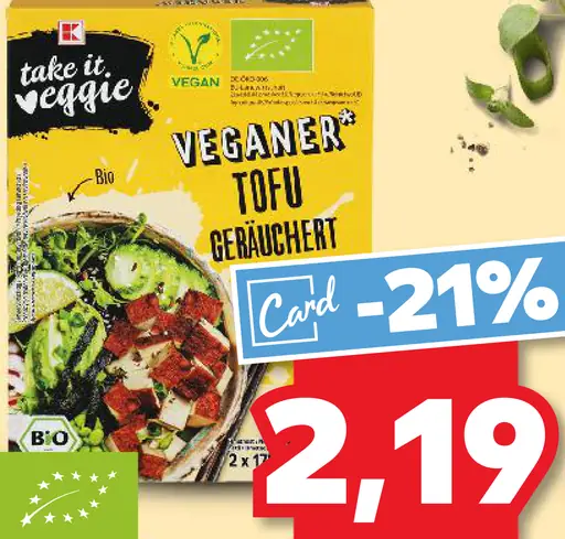 Take it Veggie veganer tofu gerauchert