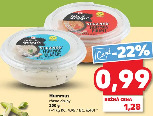 Take it veggie Hummus
