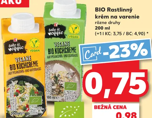 Take It Veggie BIO Rastlinný krém na varenie