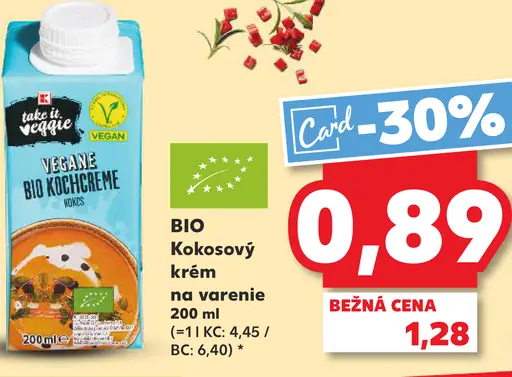 Take It Veggie BIO Kokosový krém na varenie