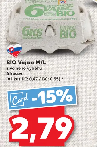 BIO Vajcia M/L