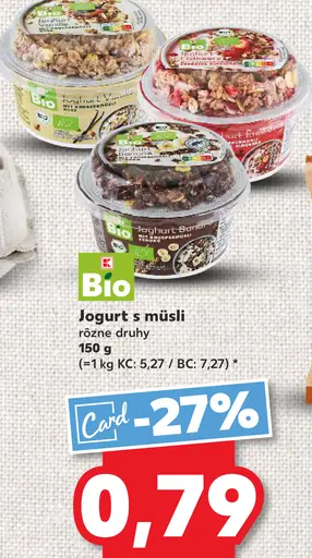 Bio Jogurt s müsli