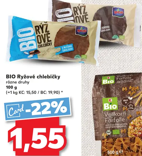 Bio Ryžové chlebíčky