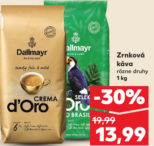Dallmayr Zrnová káva