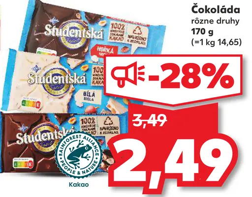 Studentská čokoláda