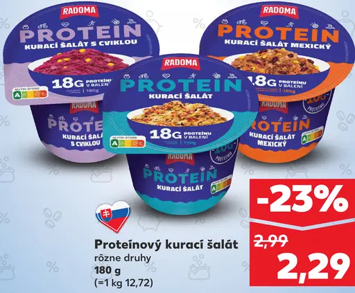Radoma proteinový kurací šalát