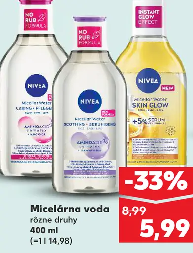 Nivea micelárna voda
