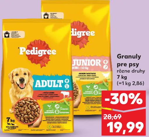 Pedigree granuly pre psy