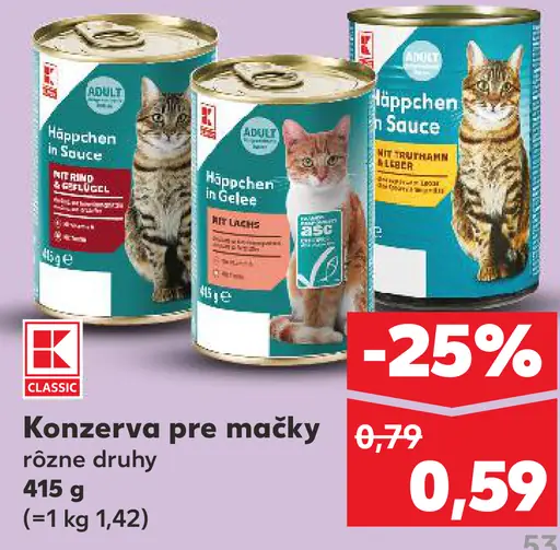 Konzerva pre mačky