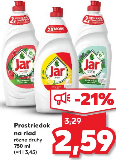 Jar prostriedok na riad