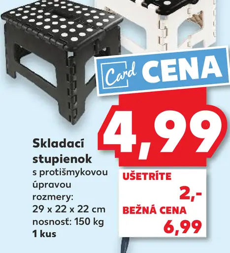 Skladací stupienok