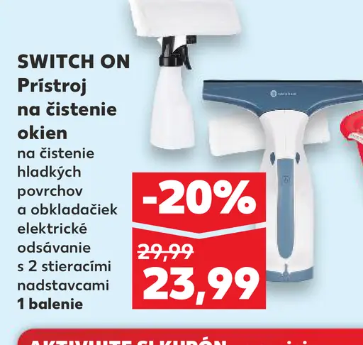 Prístroj na čistenie okien SWITCH ON