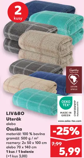 LIV&BO Uterák alebo Osuška