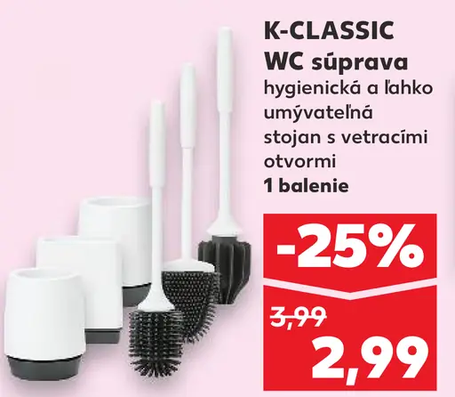 K-CLASSIC WC súprava hygienická
