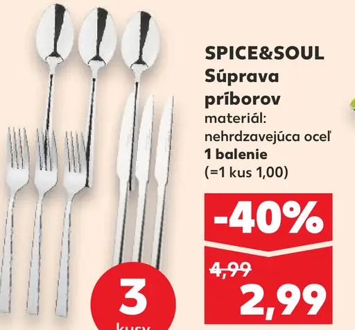 SPICE&SOUL Súprava príborov