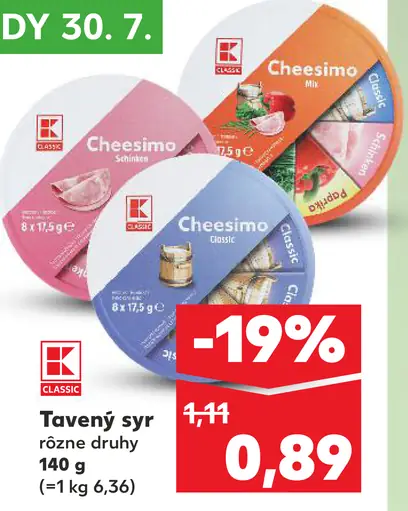 Cheesimo Tavený syr