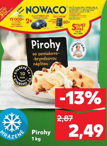Nowaco pirohy s tvarohovo-bryndzovou náplňou