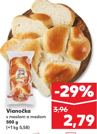 K-Classic Vianočka s maslom a medom