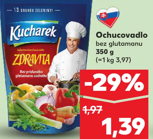 Kucharek Ochucovadlo bez glutamanu