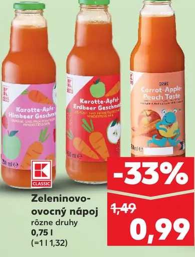 K Classic Zeleninovo-ovocný nápoj